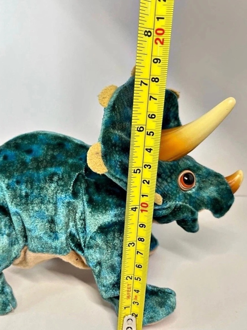 Douglas Cuddle Toys Roarie the Soft Triceratops Dinosaur Roarie Triceratops x2